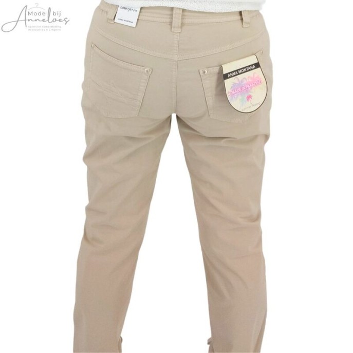 Anna Montana broek 4010 Dora Berlin Zand